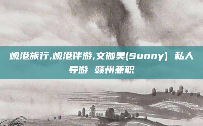 漳浦岘港旅行,岘港伴游,文伽昊(Sunny) 私人导游 赣州兼职